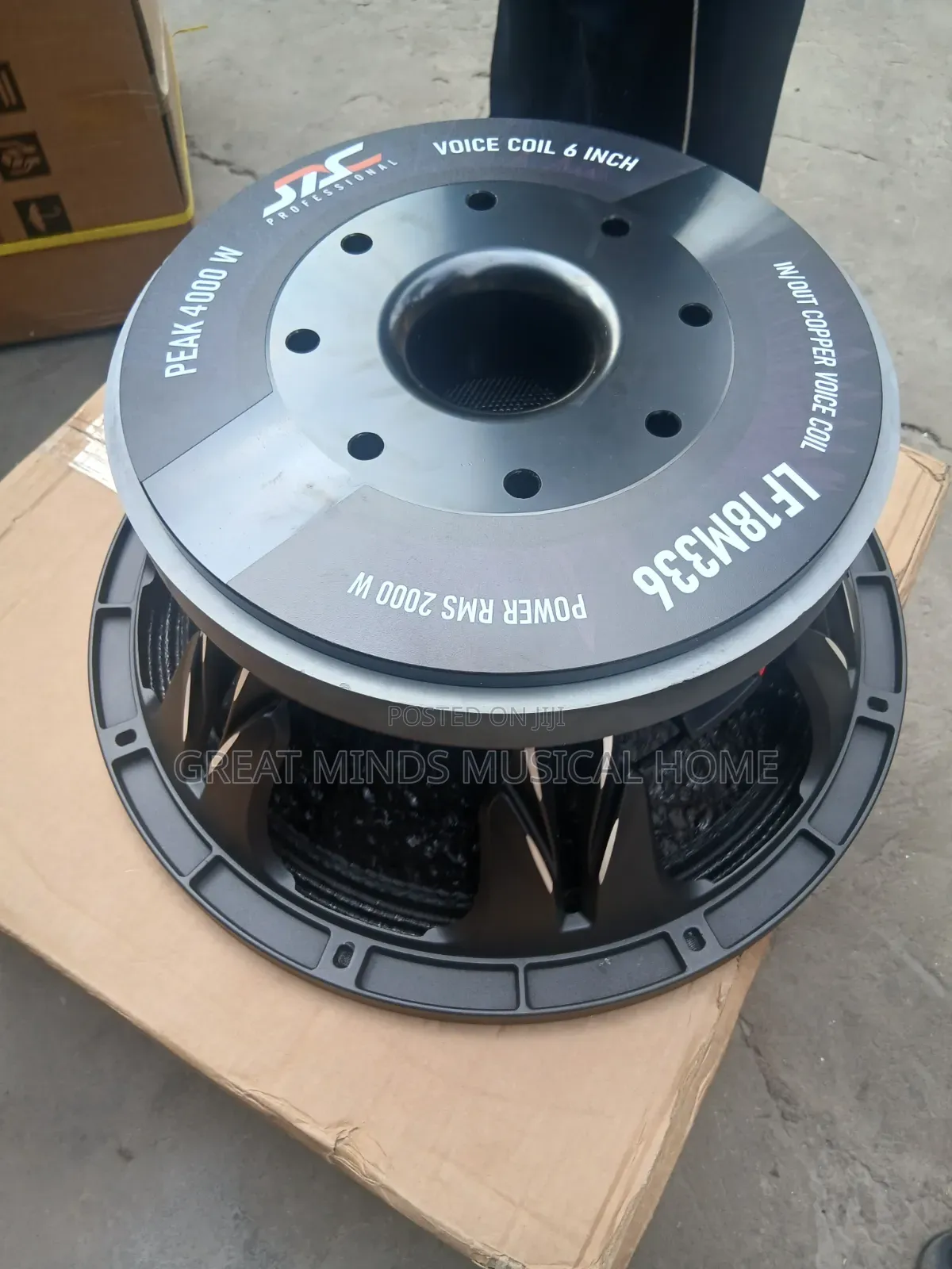 4000 Watts Jac 18" Naked Speakers