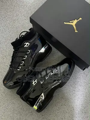 Original Air Jordan 17 Low SP Patent Leather Black