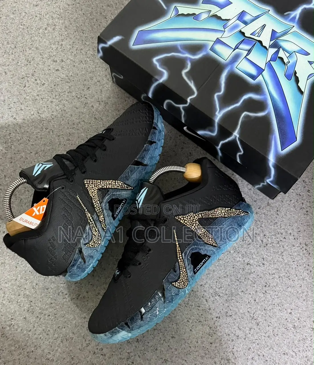 Swarovski X Nike Ja 3 ‘Black’Basketball Sneakers