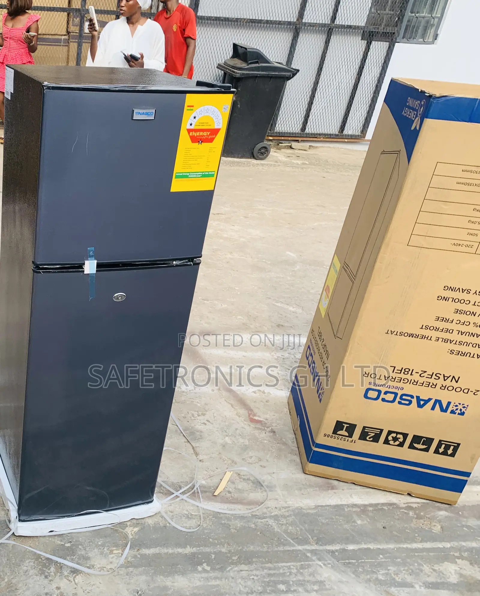 Unveiling Original Nasco Grey 2 Doors Nasd2-13fl 112L Fridge
