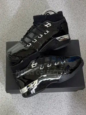 Air Jordan 17 Low “Black/Ash Patent” Sneakers