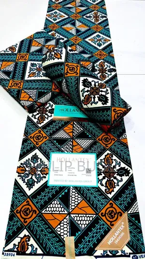 Original Hollantex African Wax Print Fabric (6 Yards)