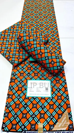 Original Hollantex African Wax Print Fabric (6 Yards)