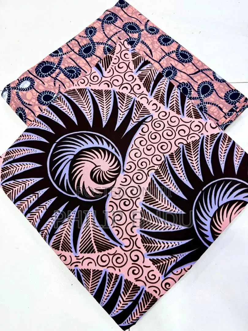 Original Hollantex African Wax Print Fabric (6 Yards)
