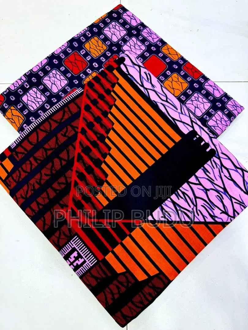 Original Hollantex African Wax Print Fabric (6 Yards)