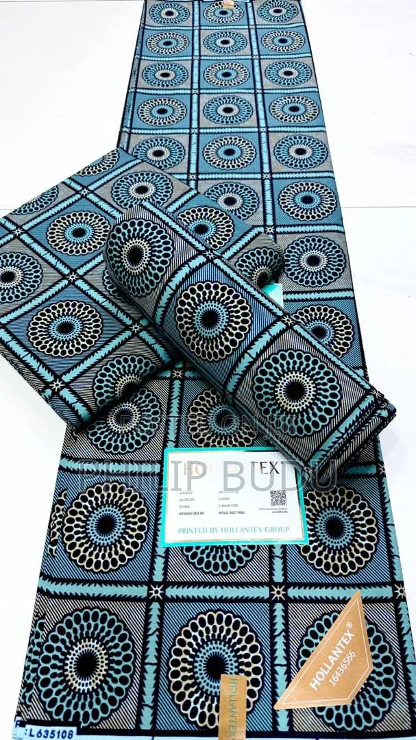 Original Hollantex African Wax Print Fabric (6 Yards)