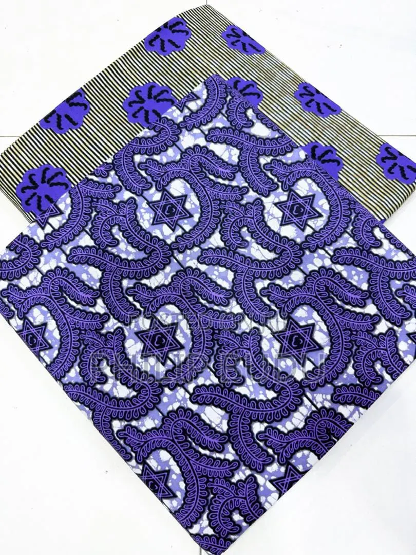 Original Hollantex African Wax Print Fabric (6 Yards)
