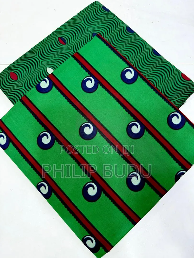 Original Hollantex African Wax Print Fabric (6 Yards)