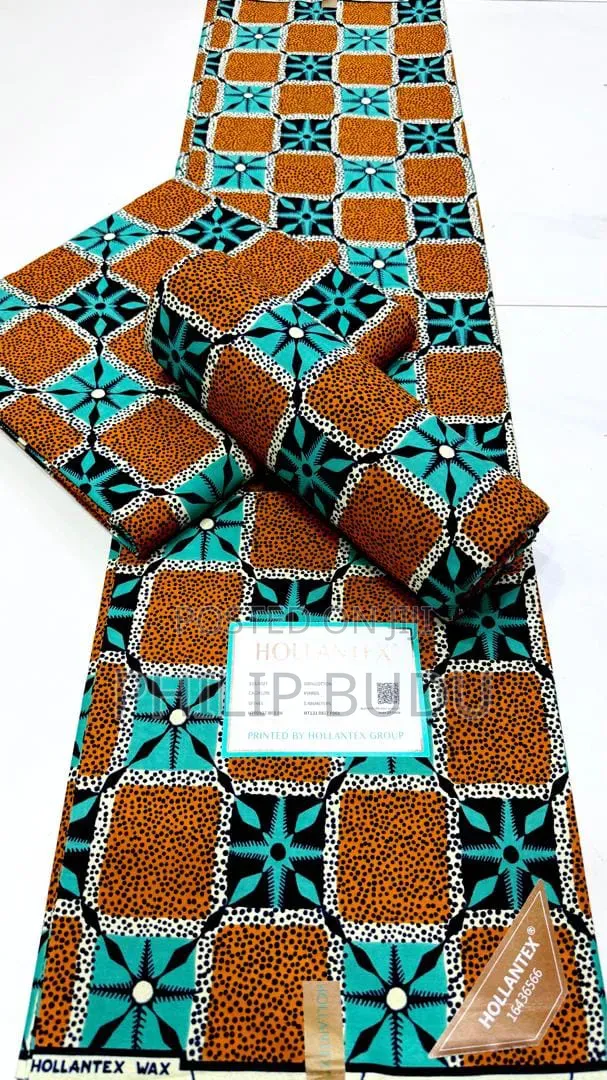 Original Hollantex African Wax Print Fabric (6 Yards)
