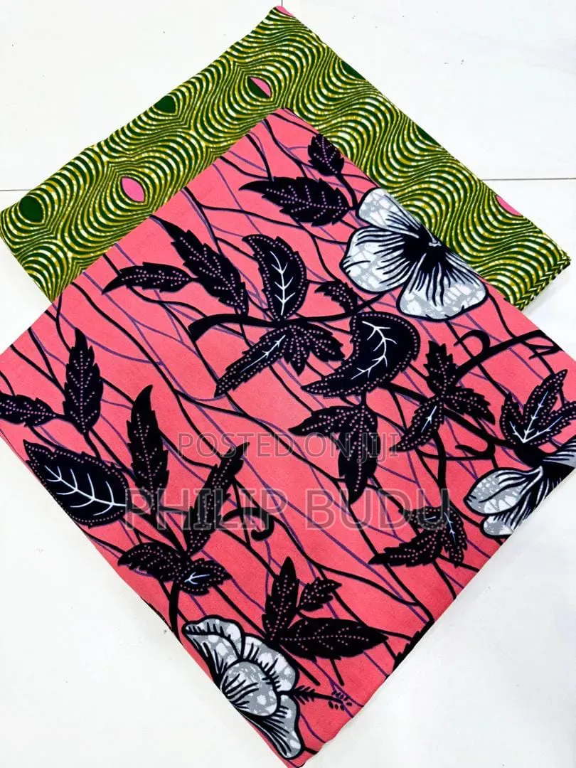 Original Hollantex African Wax Print Fabric (6 Yards)