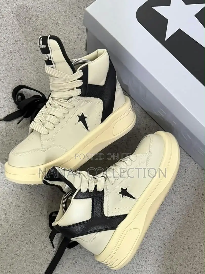 Converse X DRKSHDW Turbowpn Leather Sneakers