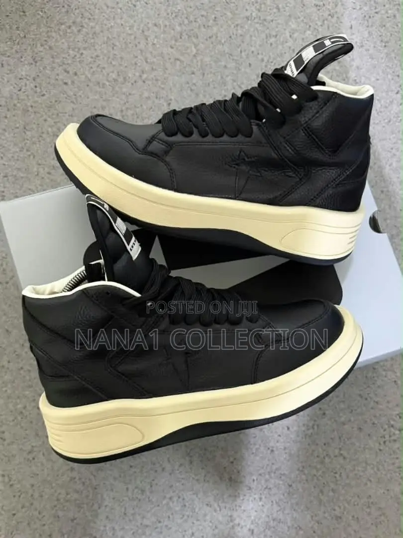 Converse X DRKSHDW Turbowpn Leather Sneakers