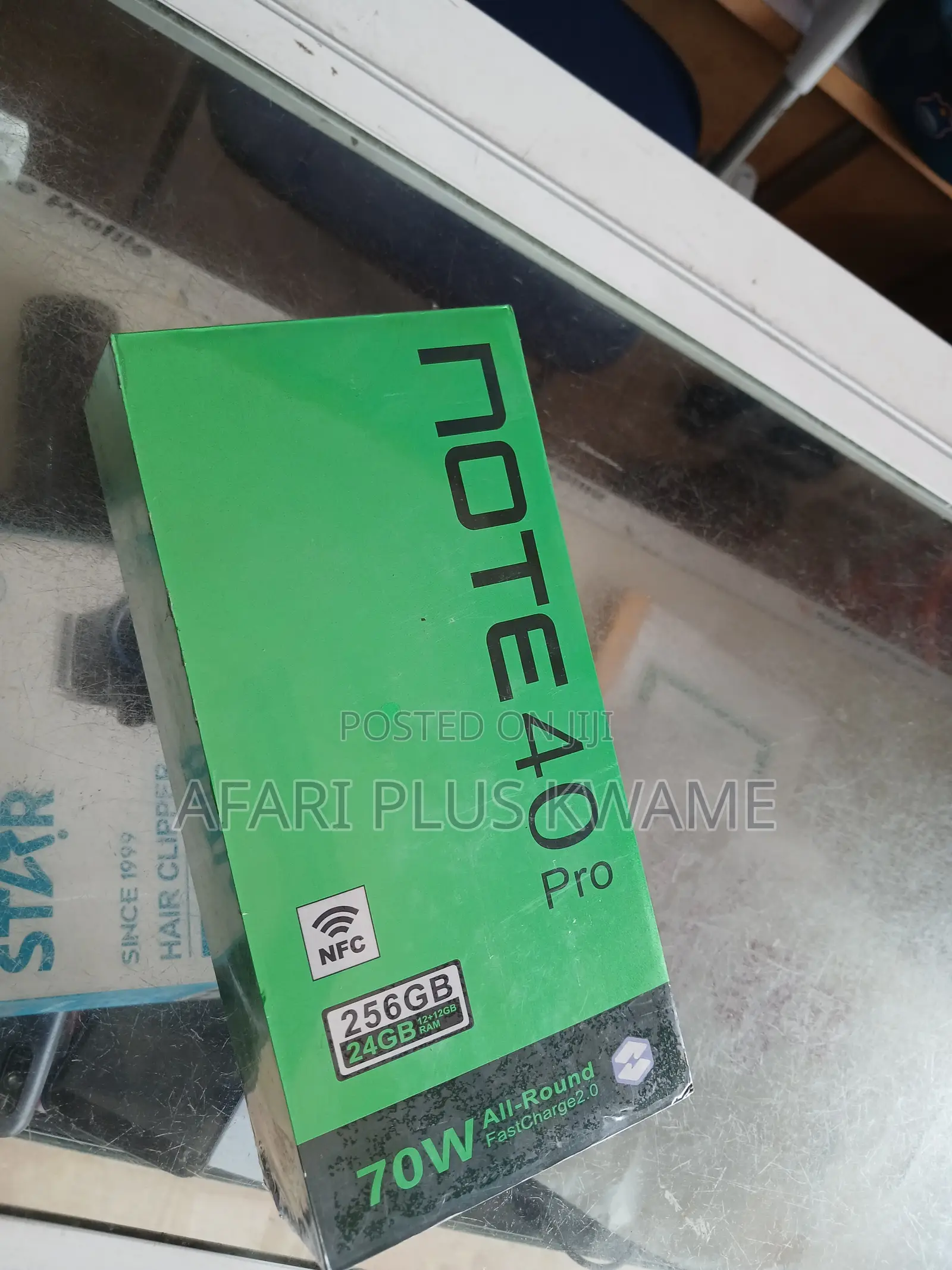 New Infinix Note 40 Pro 5G 256 GB Black