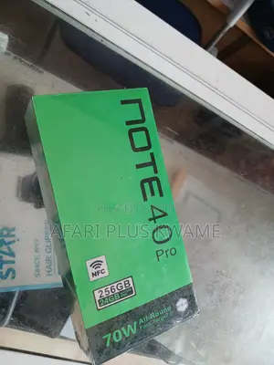 New Infinix Note 40 Pro 5G 256 GB Black