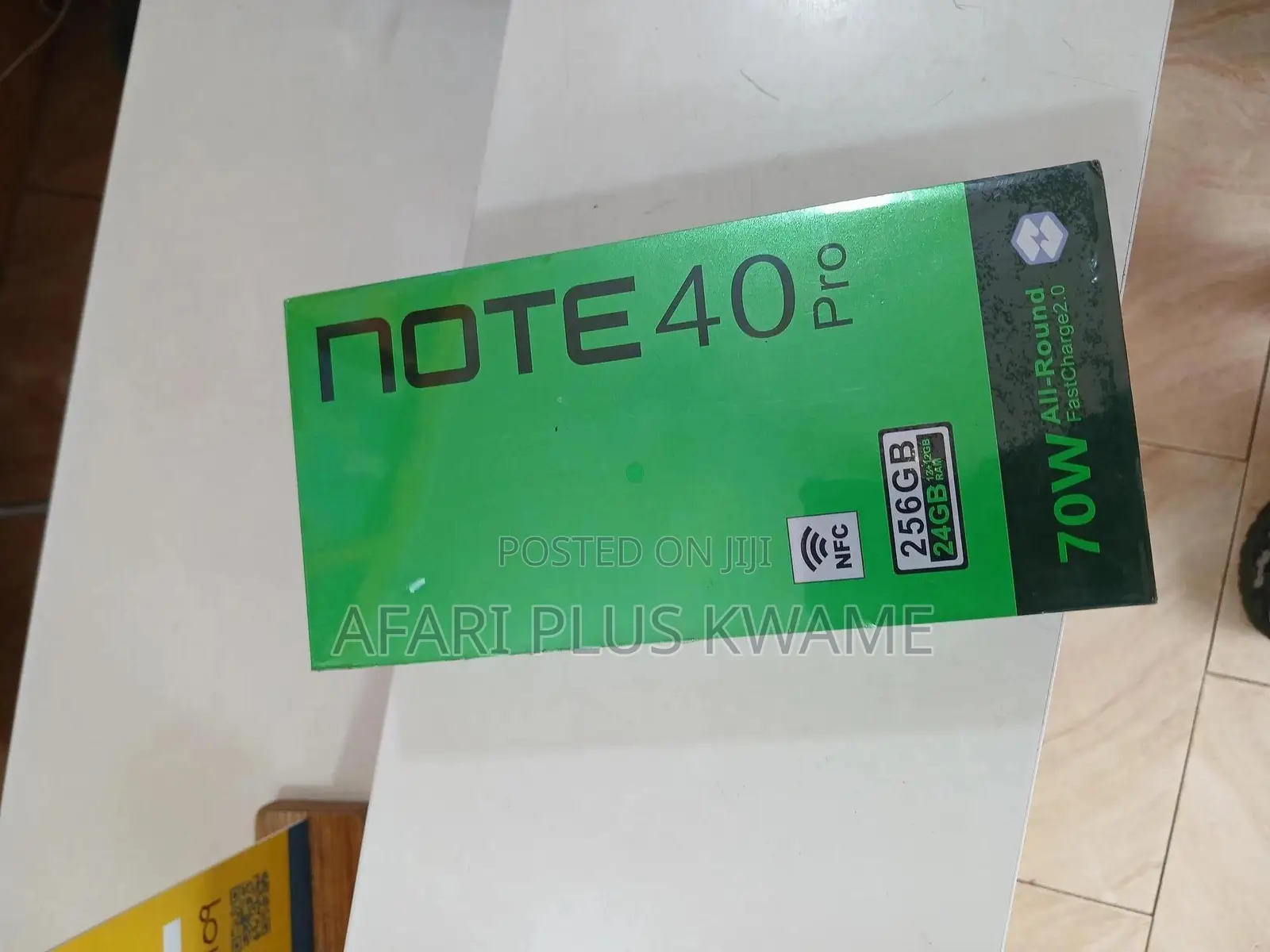 New Infinix Note 40 Pro 5G 256 GB Black
