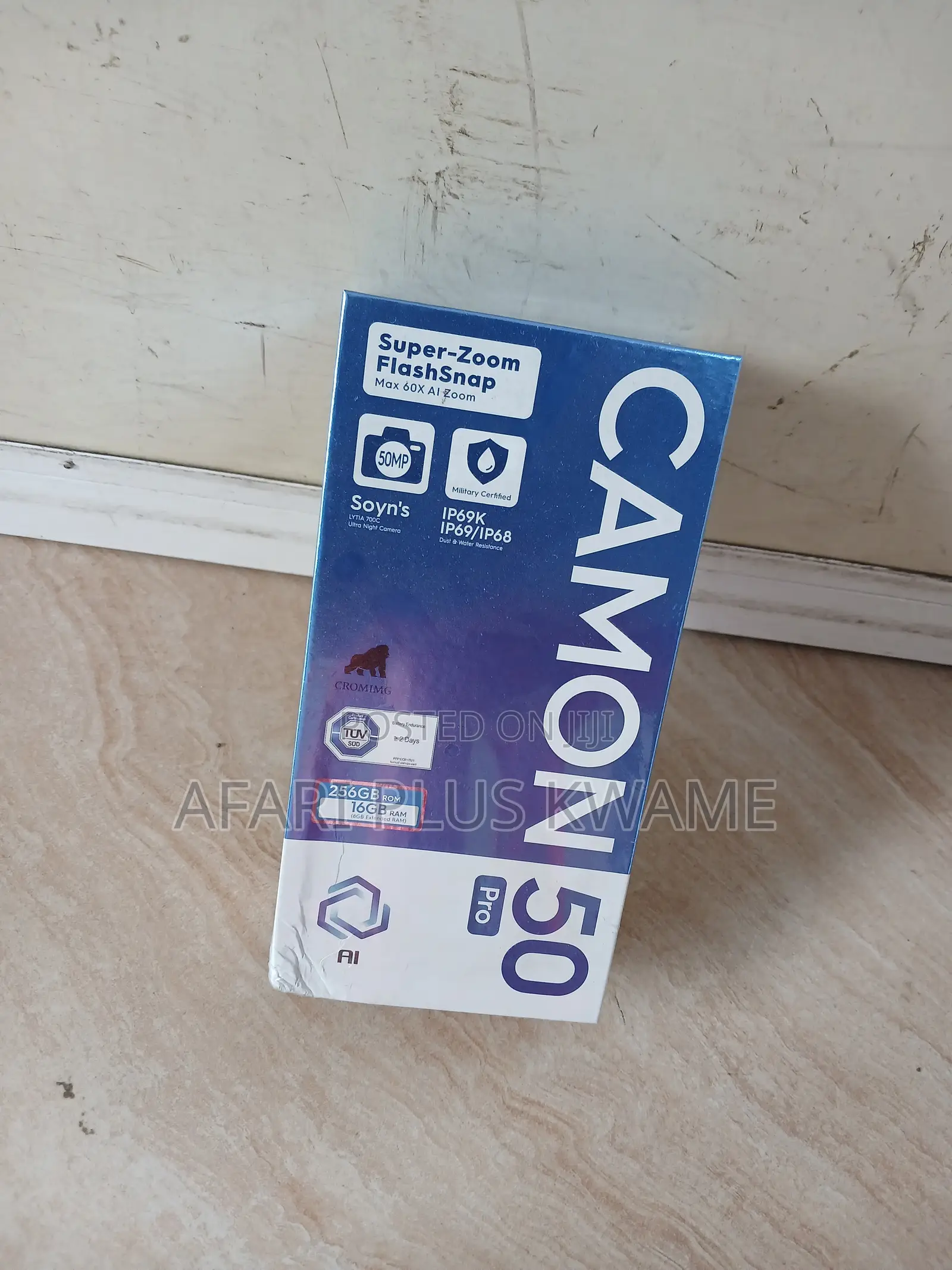 New Tecno Camon 50 Pro 256 GB Black
