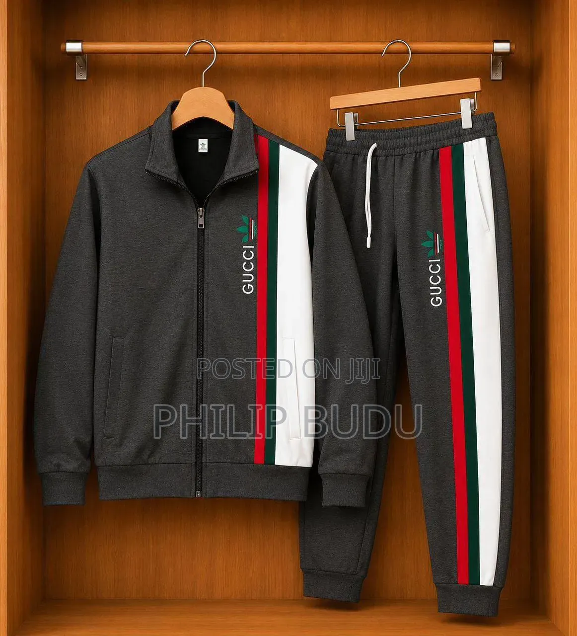 Adidas X Gucci Tracksuit Set (Jacket Joggers)