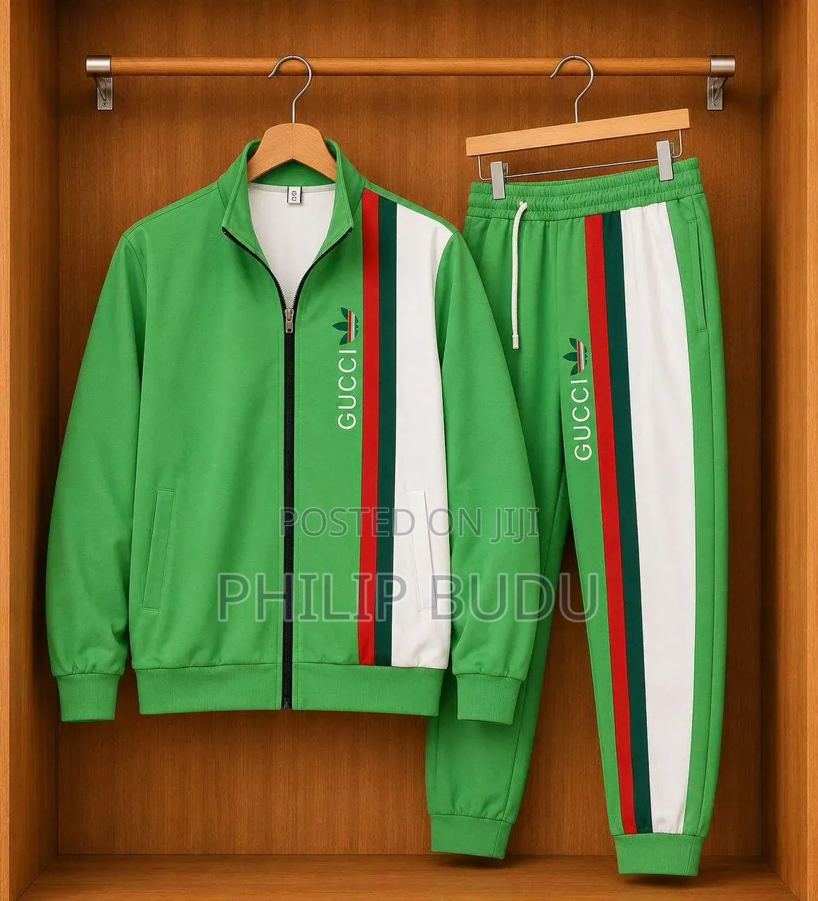 Adidas X Gucci Tracksuit Set (Jacket Joggers)