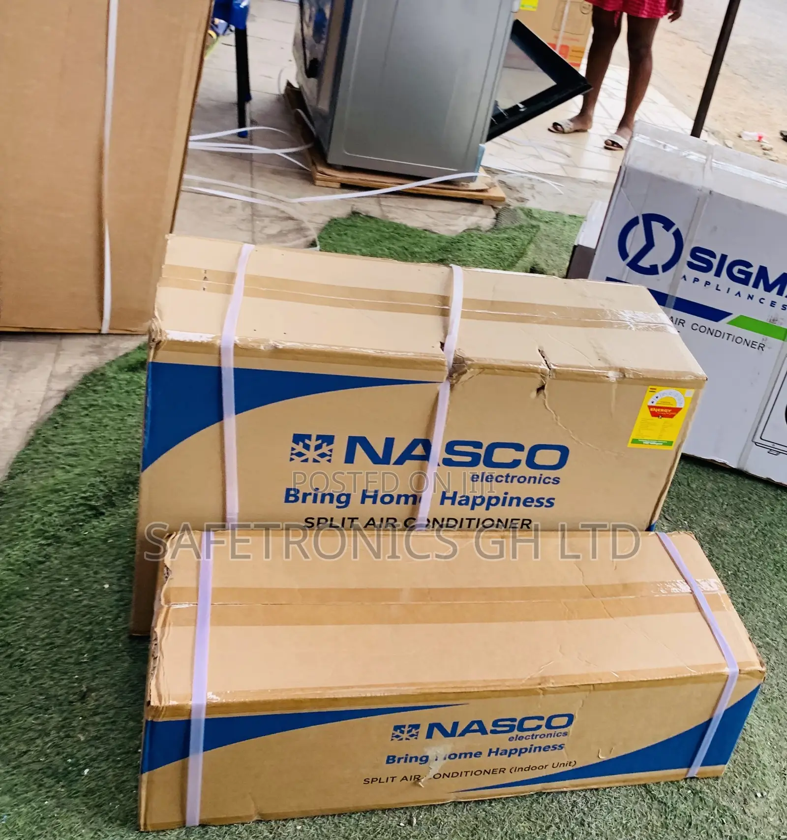 Virtual Sleek Nasco Dual Inverter Split Type 2.5 Horsepower AC