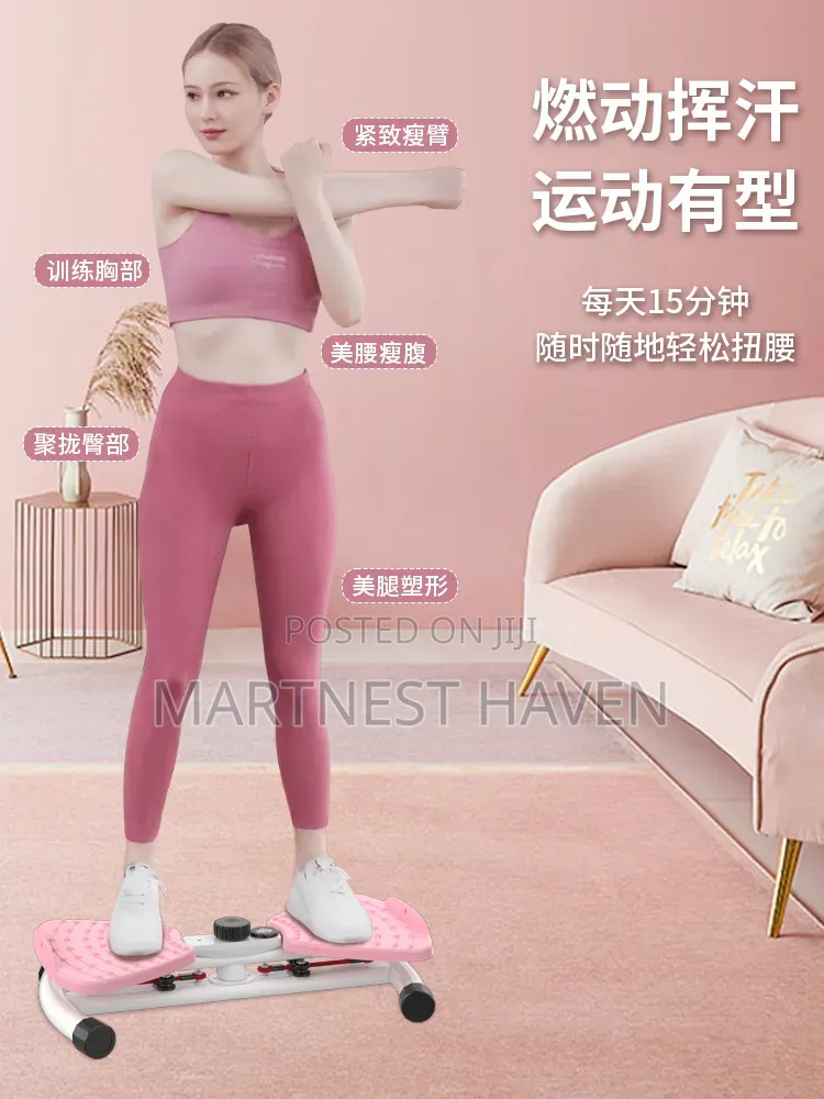 Waist and Abs Twister Exercise Machine - Pink