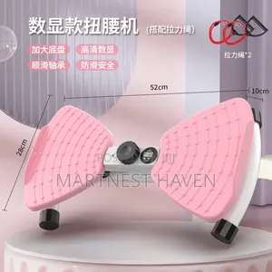Waist and Abs Twister Exercise Machine - Pink