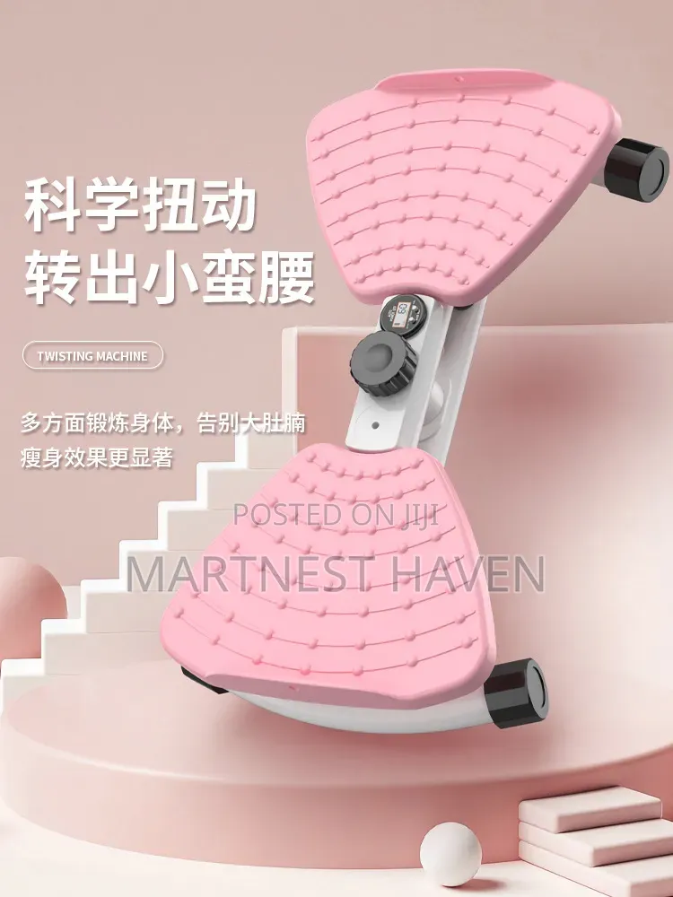 Waist and Abs Twister Exercise Machine - Pink