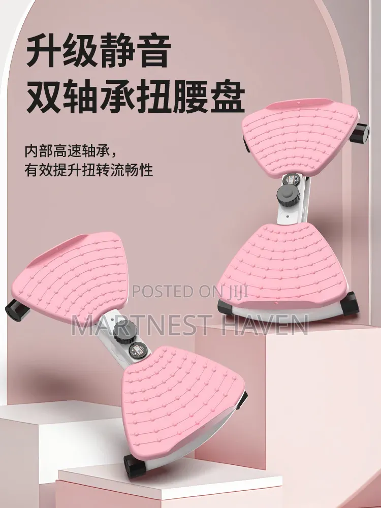 Waist and Abs Twister Exercise Machine - Pink