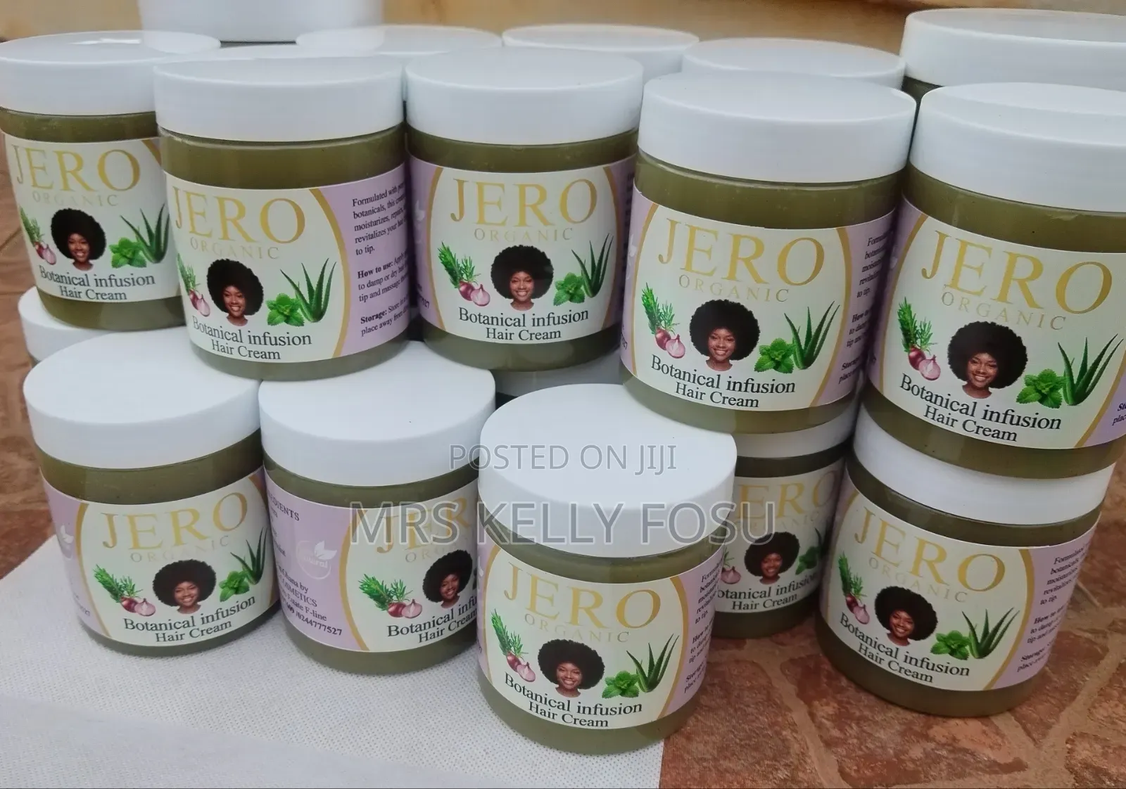 Jero Organic Healthy Hair Growth Cream