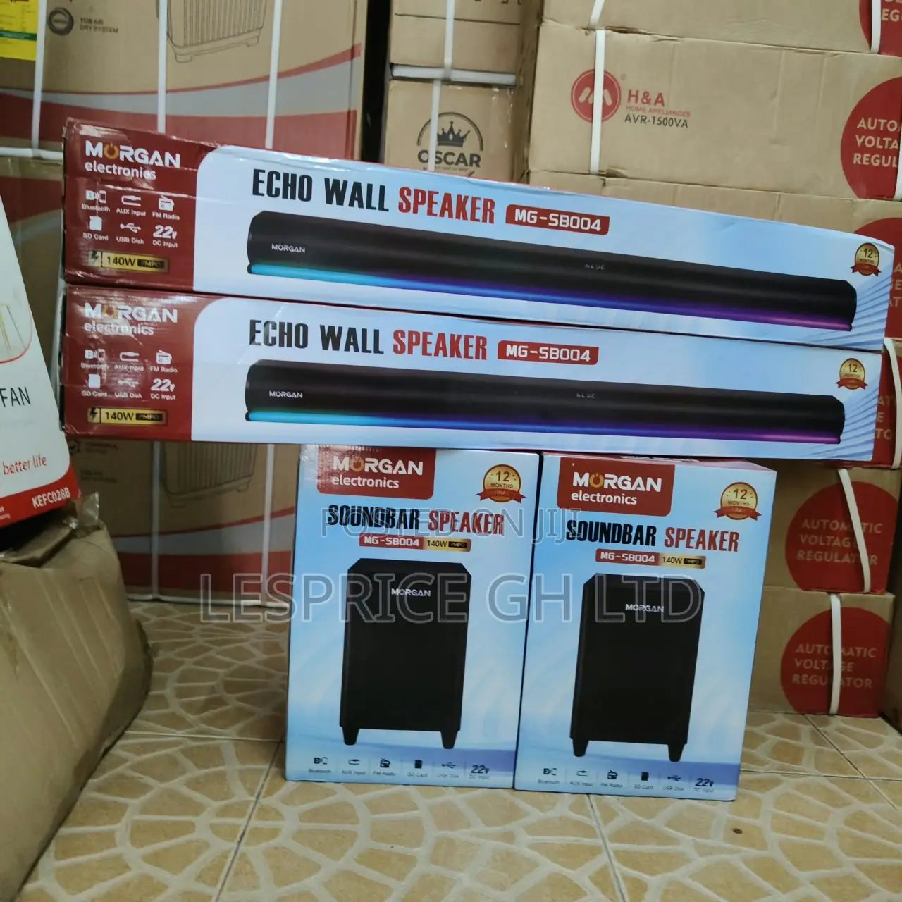 Stylishly Designed 280W Morgan Soundbar Subwoofer