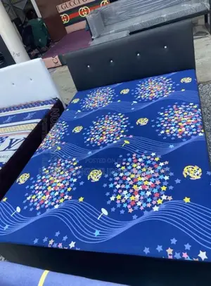Double Bed With Mattress (55x75inch)