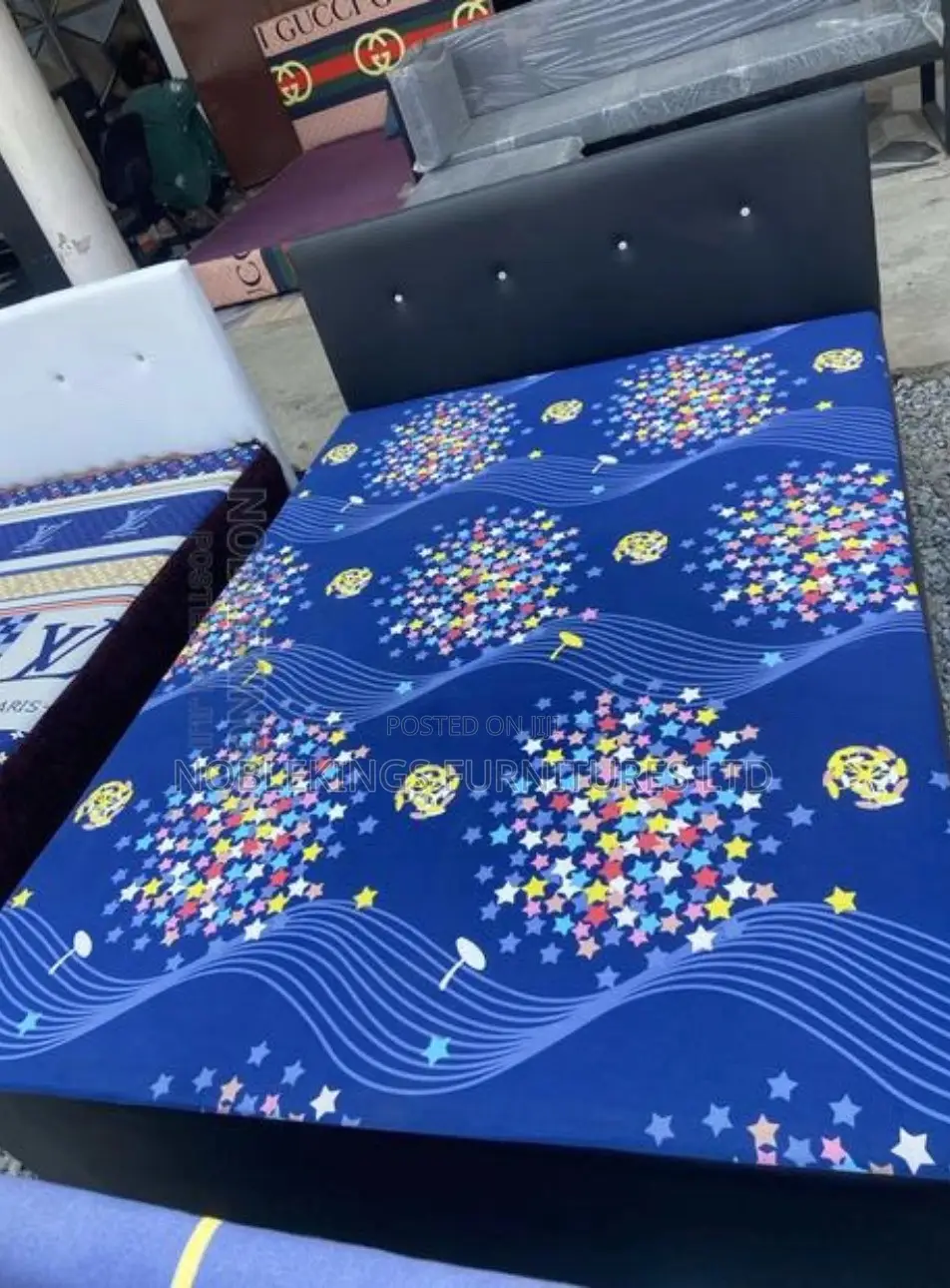 Double Bed With Mattress (55x75inch)
