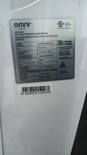Air Conditioner Portable, Omni Max
