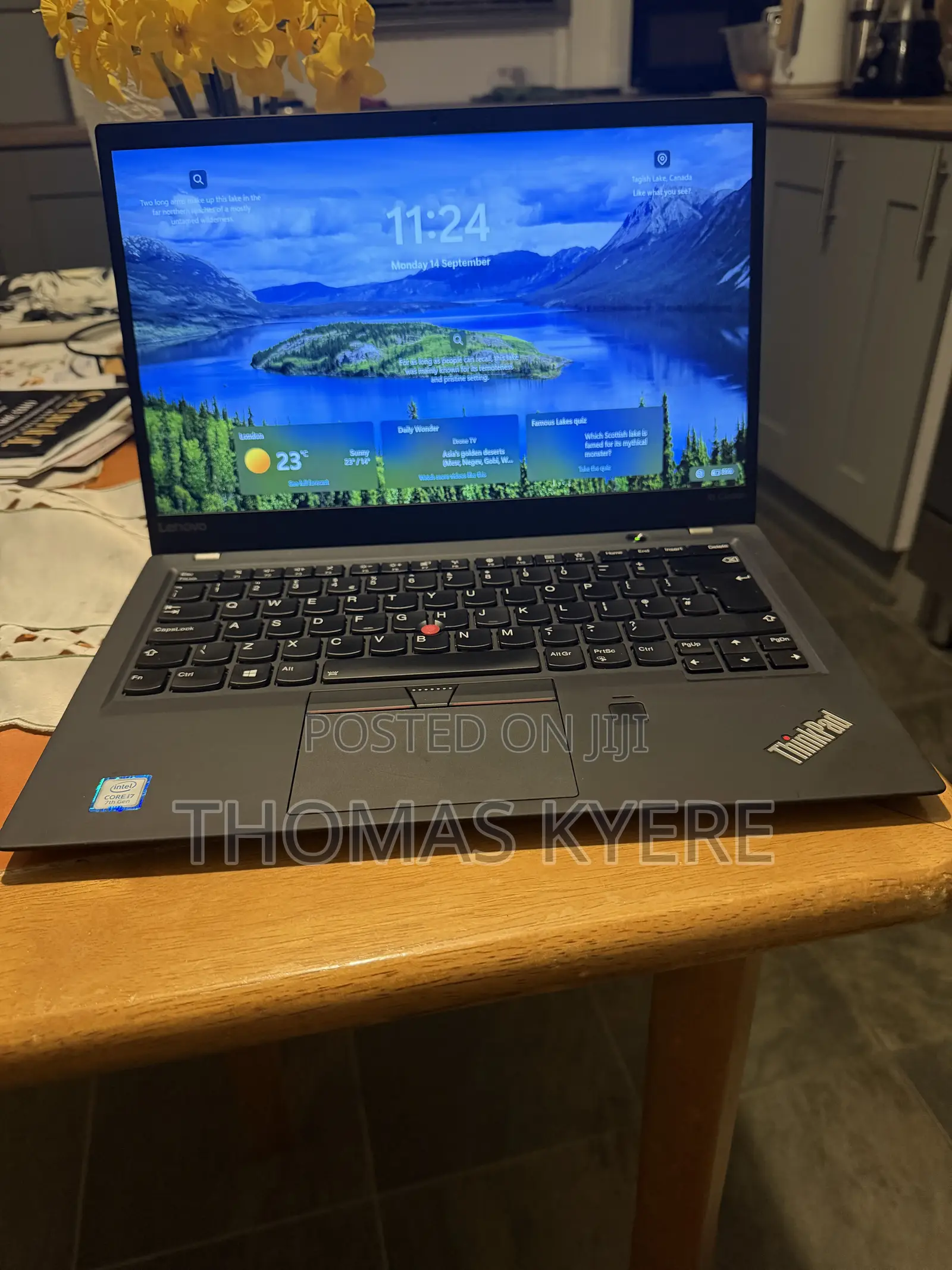 Laptop Lenovo ThinkPad X1 Carbon 8GB Intel Core i7 SSD 256GB