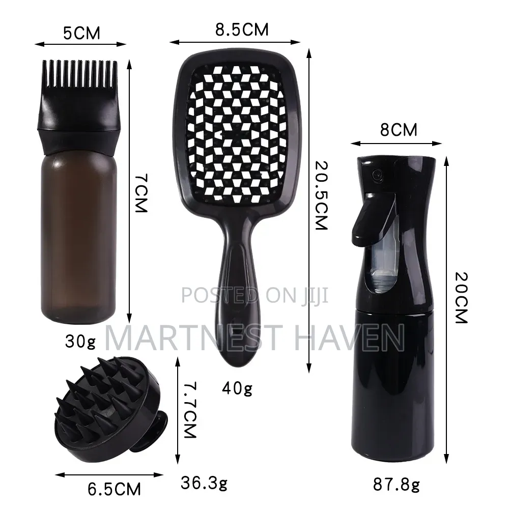 4in1 Hair Care Set- Comb Type Oil Applicator