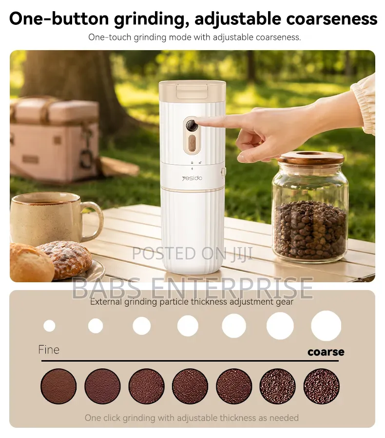 Yesido EC43 Portable Grinder + Coffee Maker
