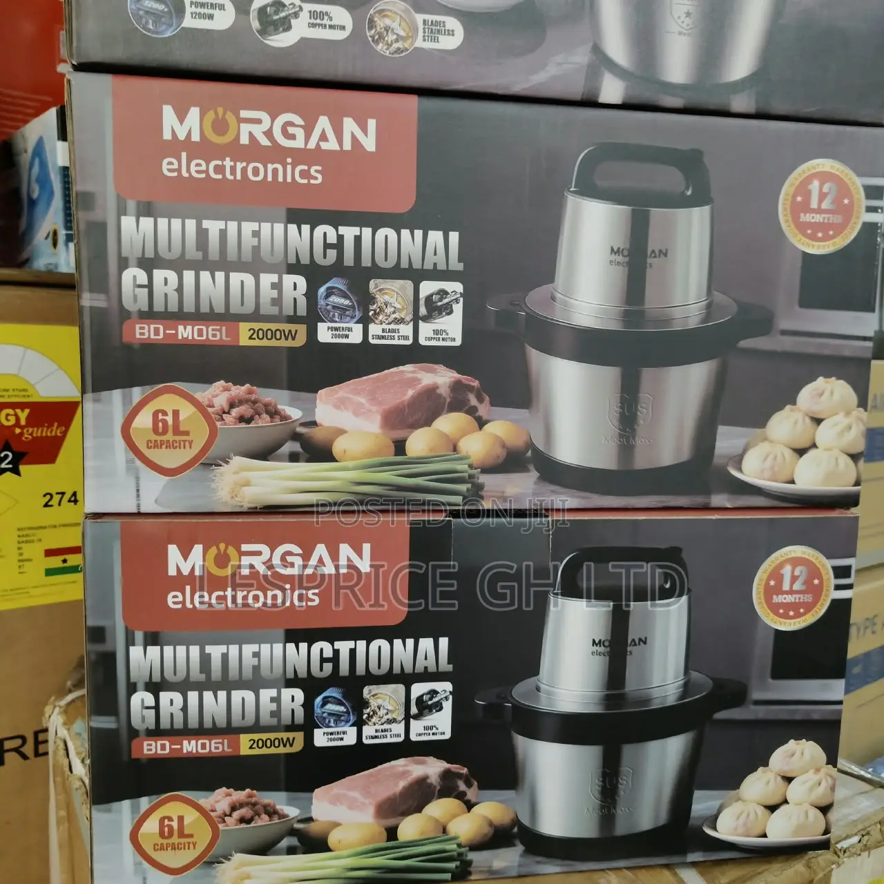 Top Rated 6L Morgan Multifunctional Food Processor
