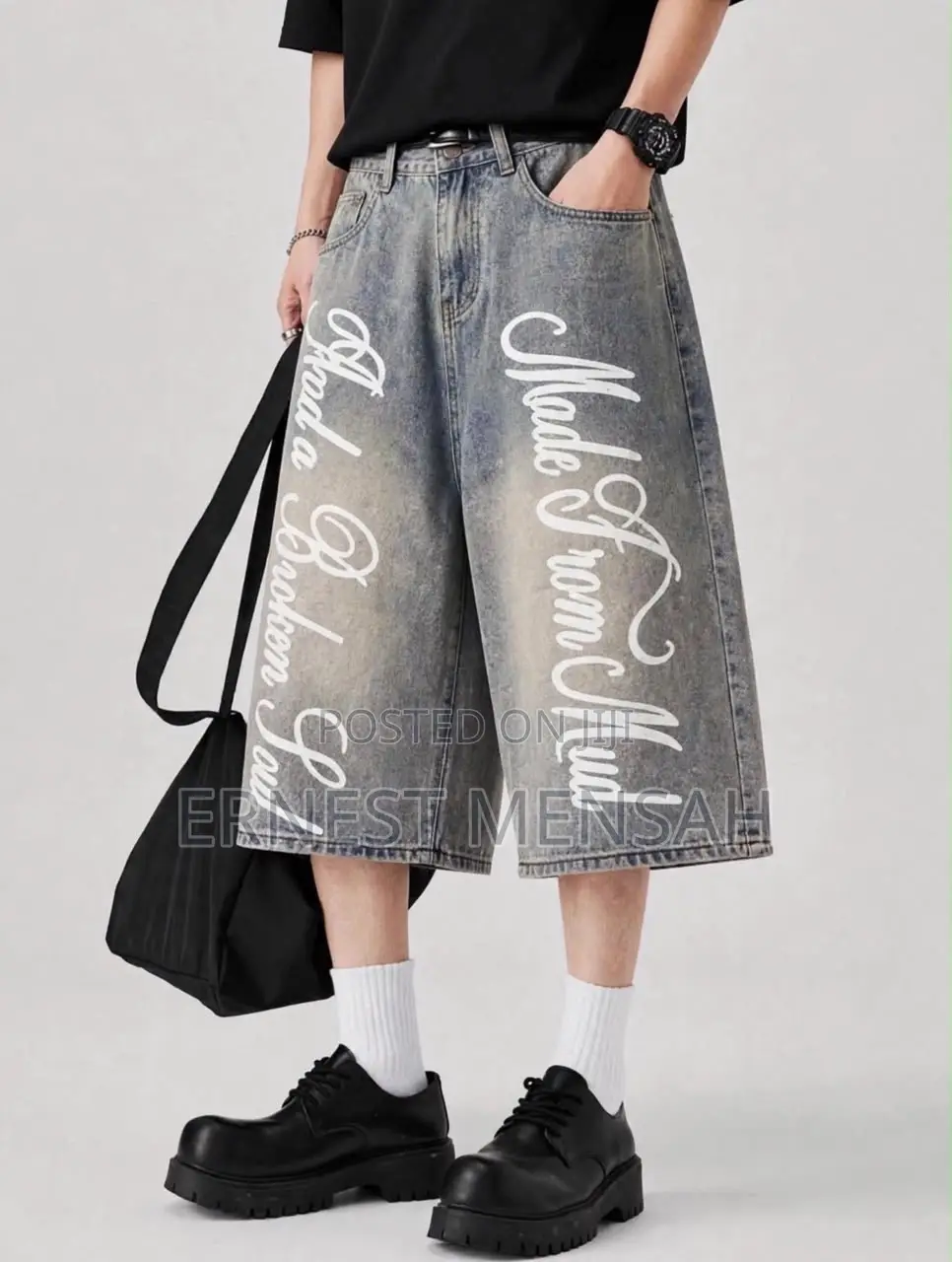 Baggy Denim Jorts