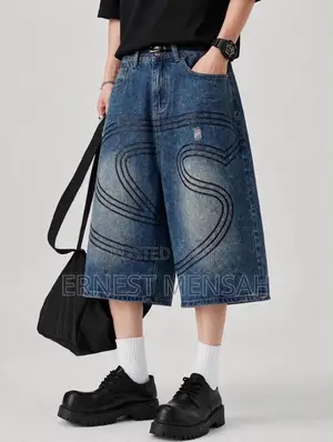 Baggy Denim Jorts