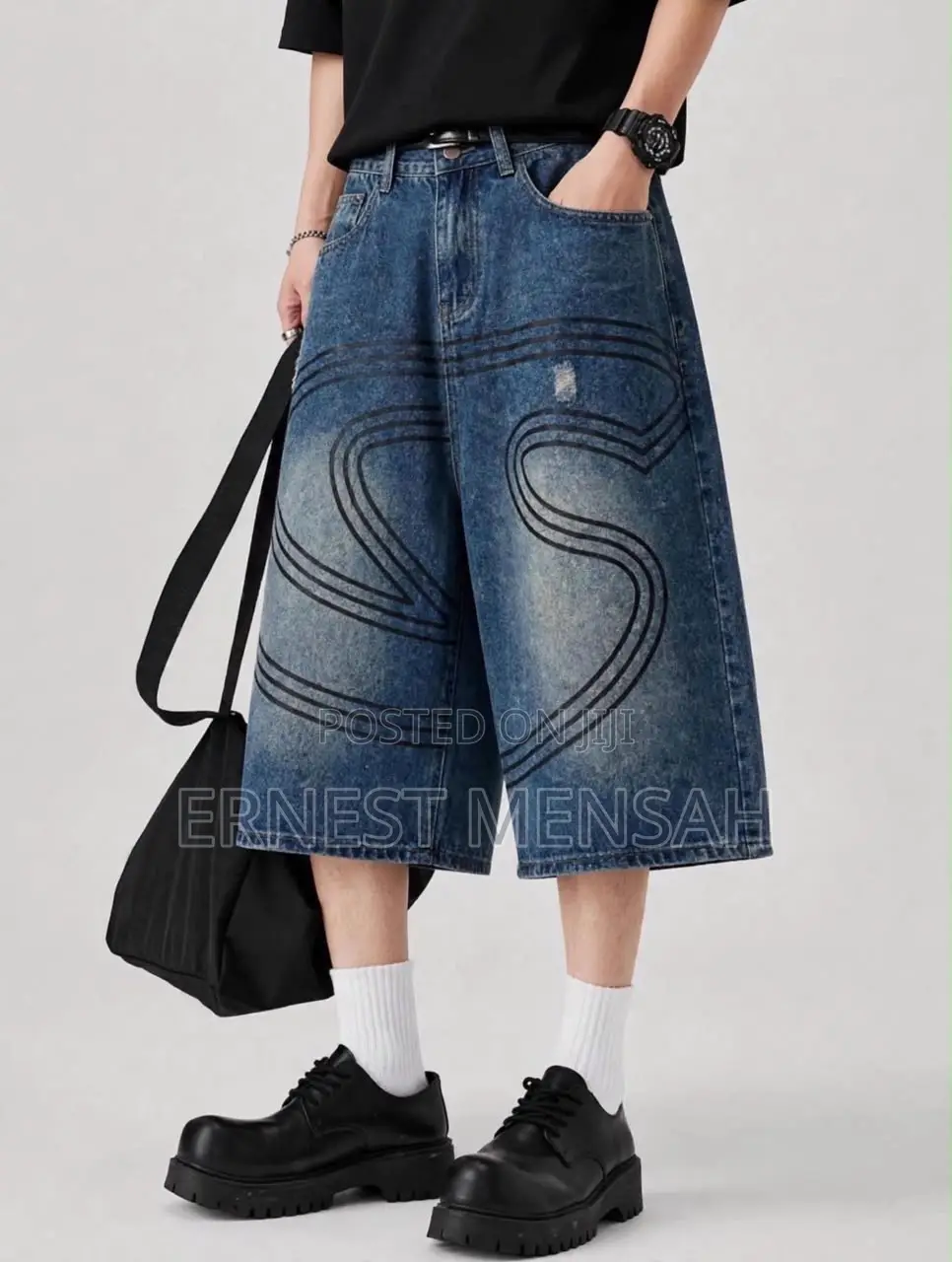 Baggy Denim Jorts