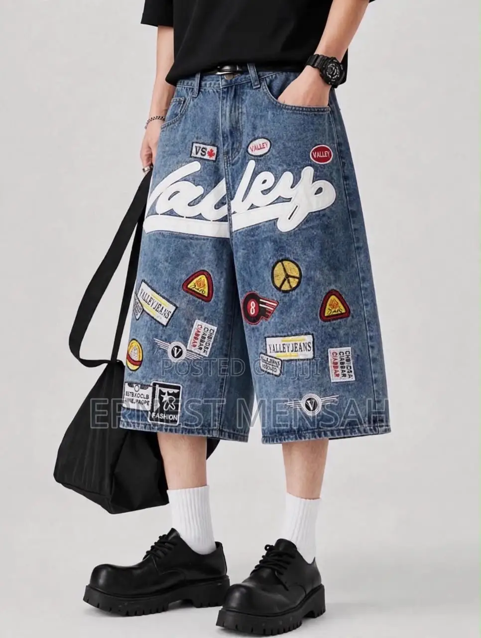 Baggy Denim Jorts