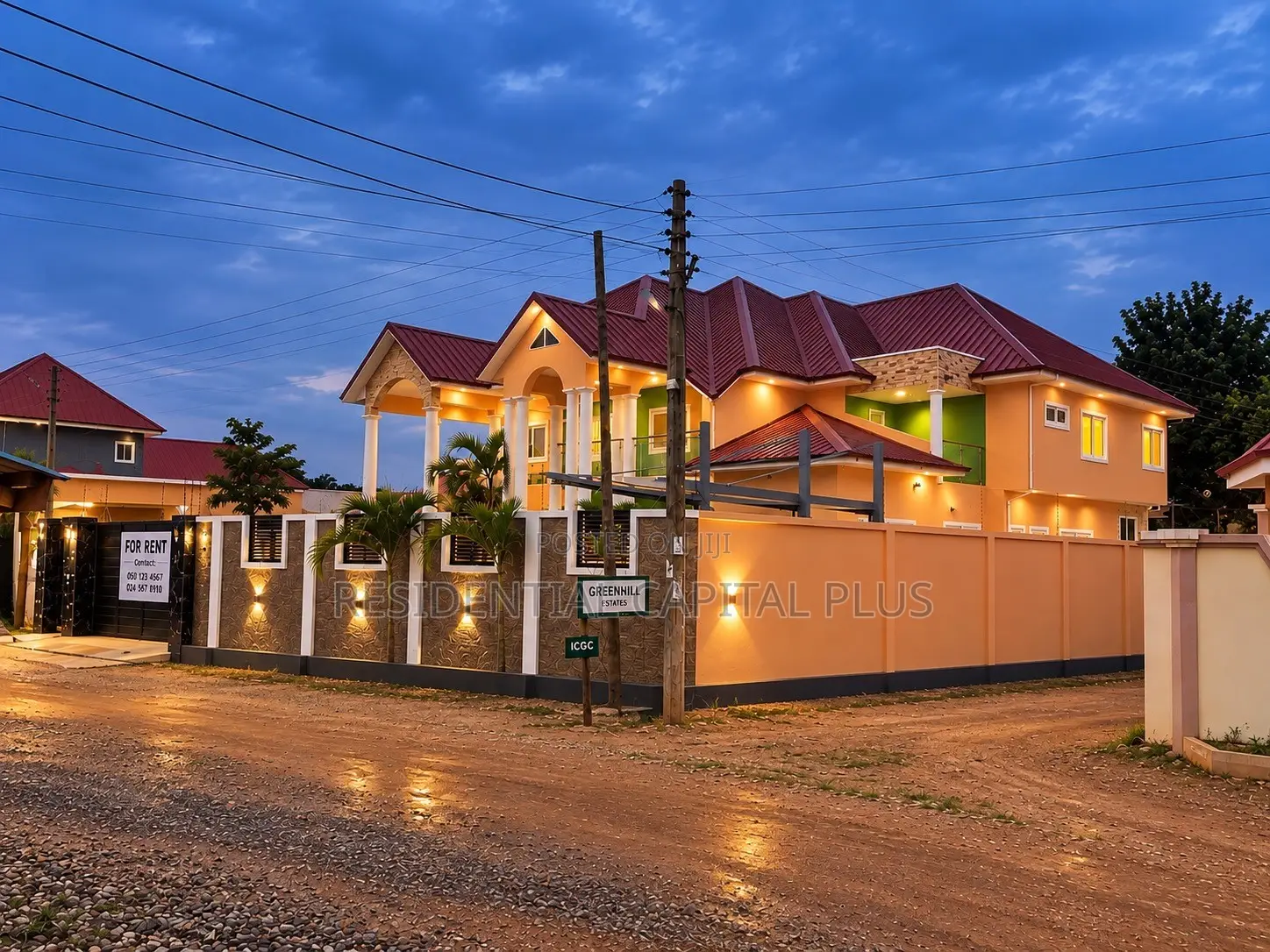 6bdrm Duplex in Opposite Ghana Flag, Oyarifa for rent