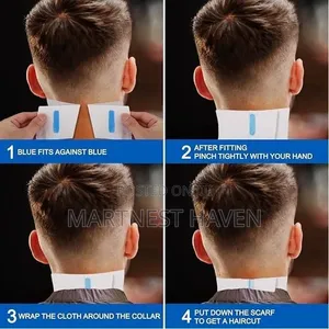 Professional Barber's Neck Tissue Paper Strips - 5 Rolls