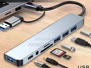 8-in-1 USB C Hub With Audio Jack