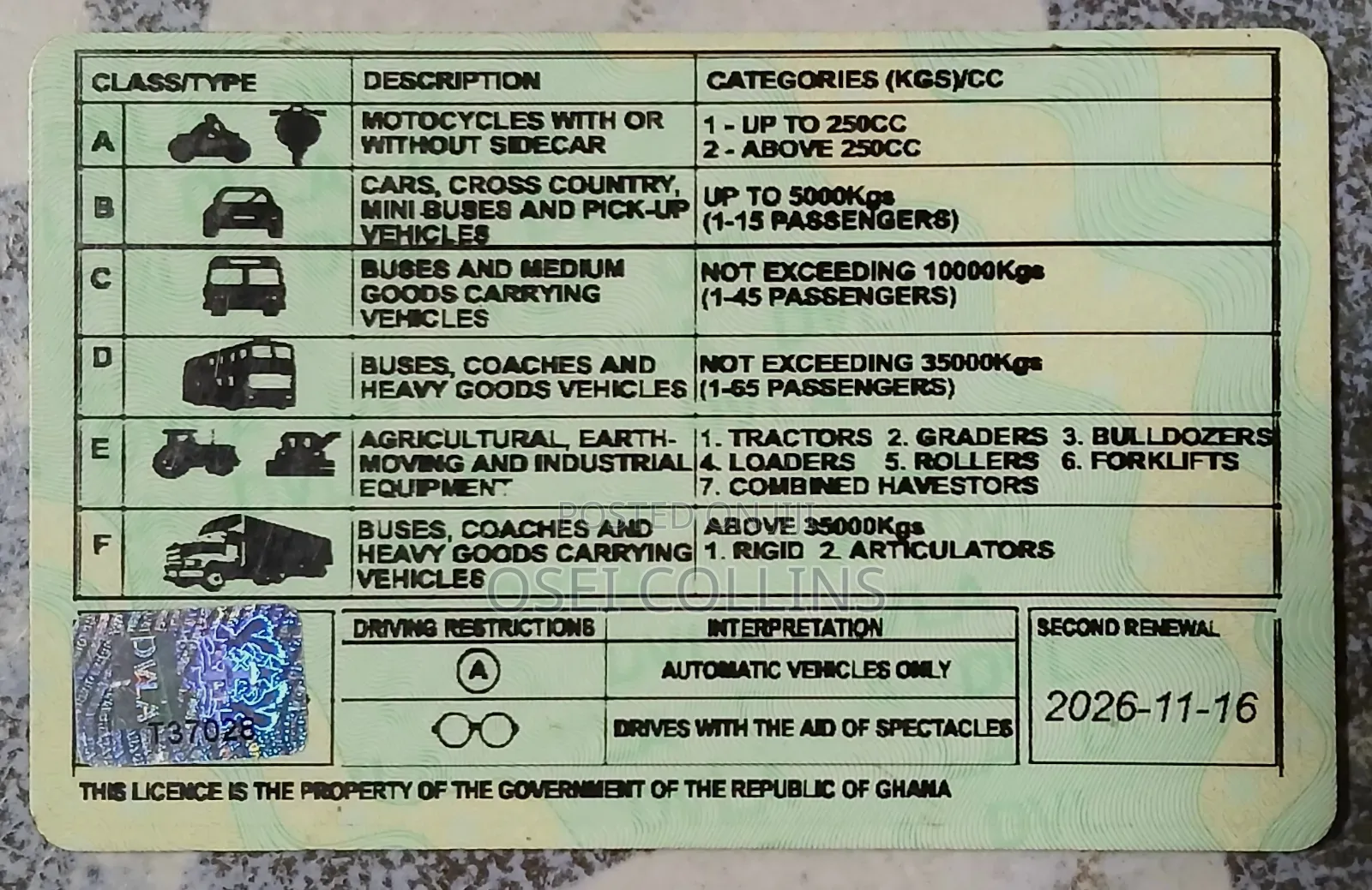 Professional Driver