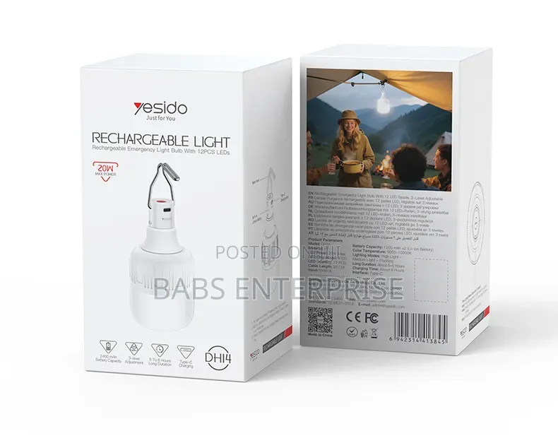 Yesido DH14 Rechargeable Light