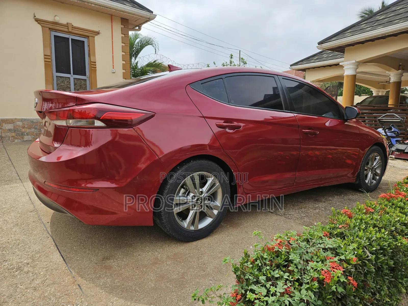 Hyundai Elantra Limited 2018 Red