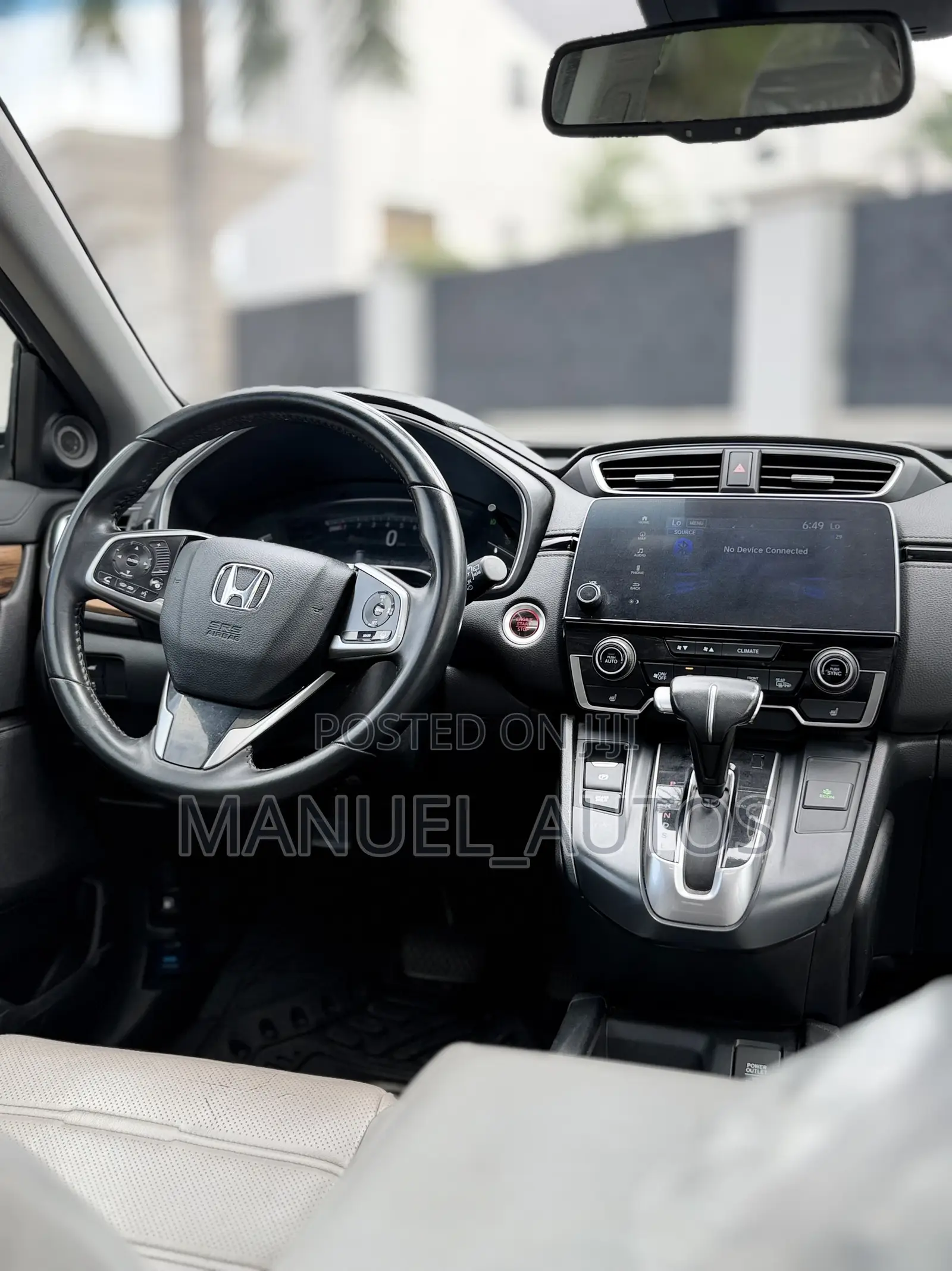 Honda CR-V Touring AWD 2018 Blue