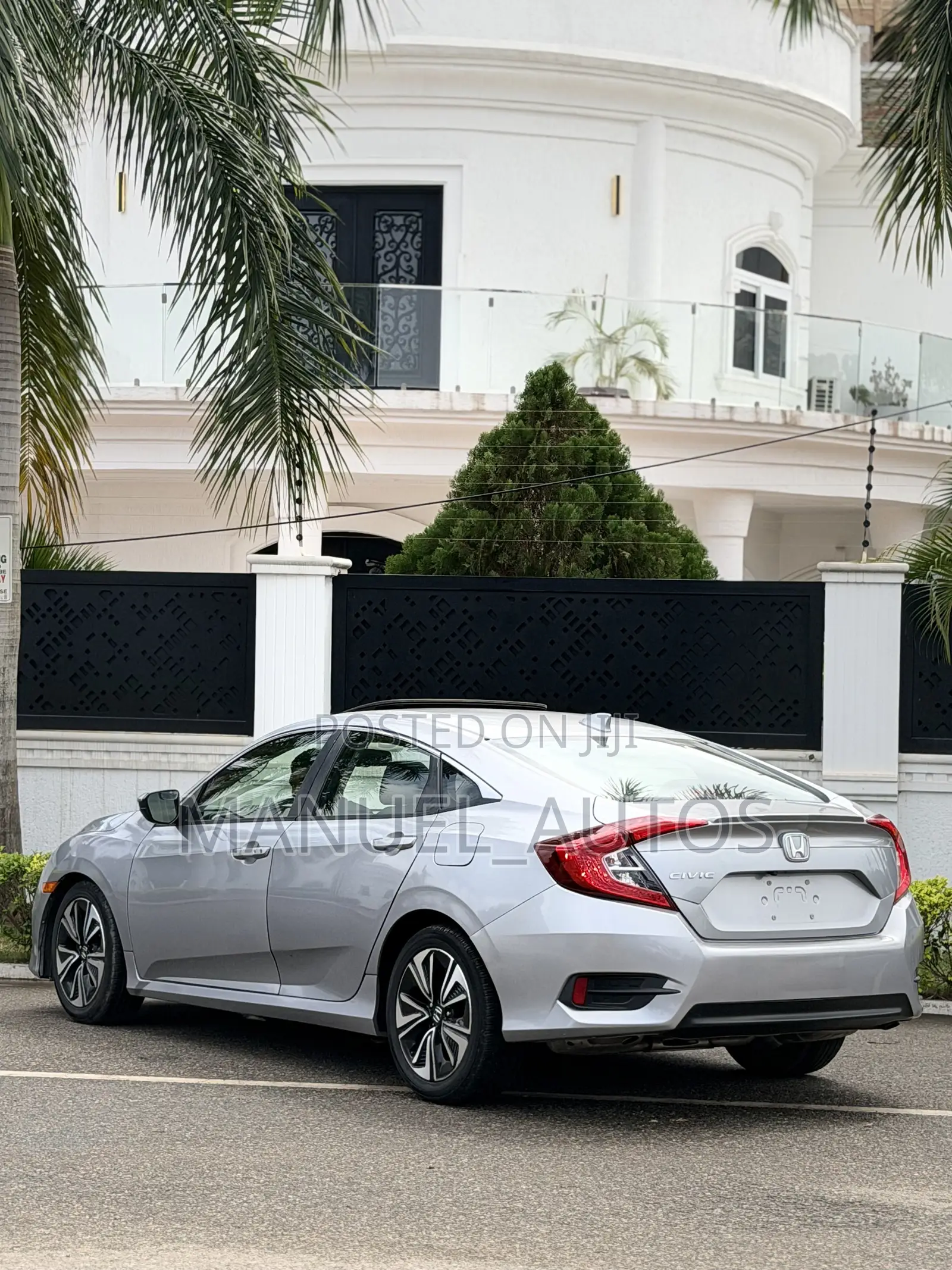 Honda Civic EX-L Sedan 2018 Silver