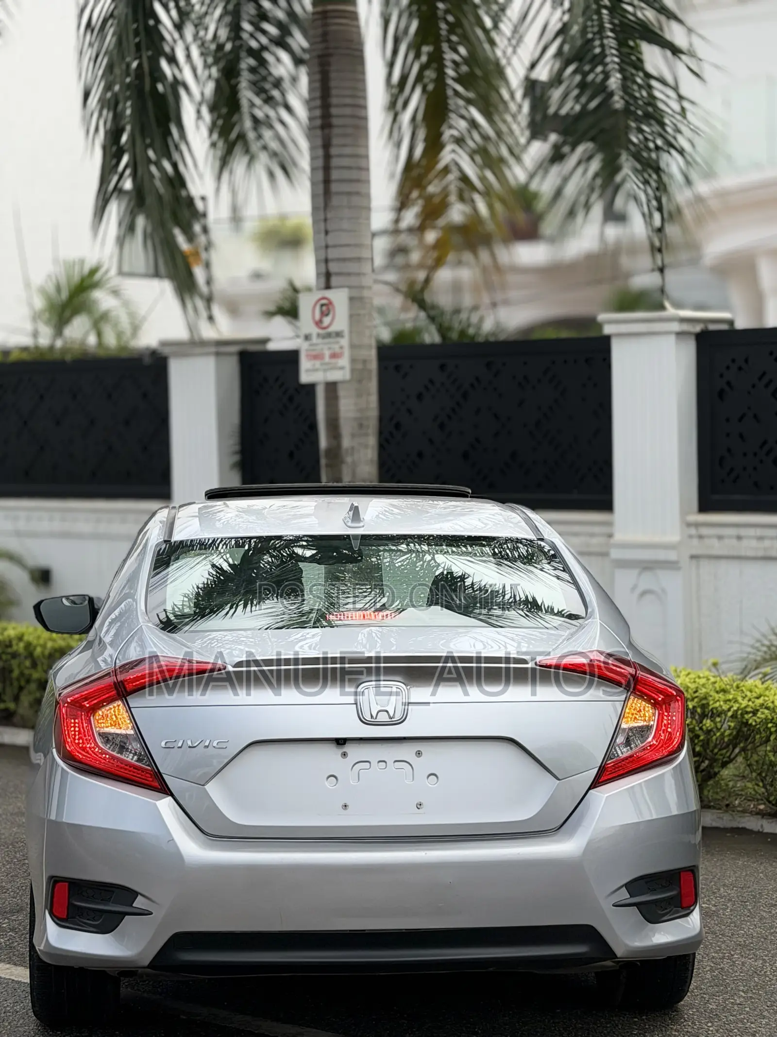 Honda Civic EX-L Sedan 2018 Silver
