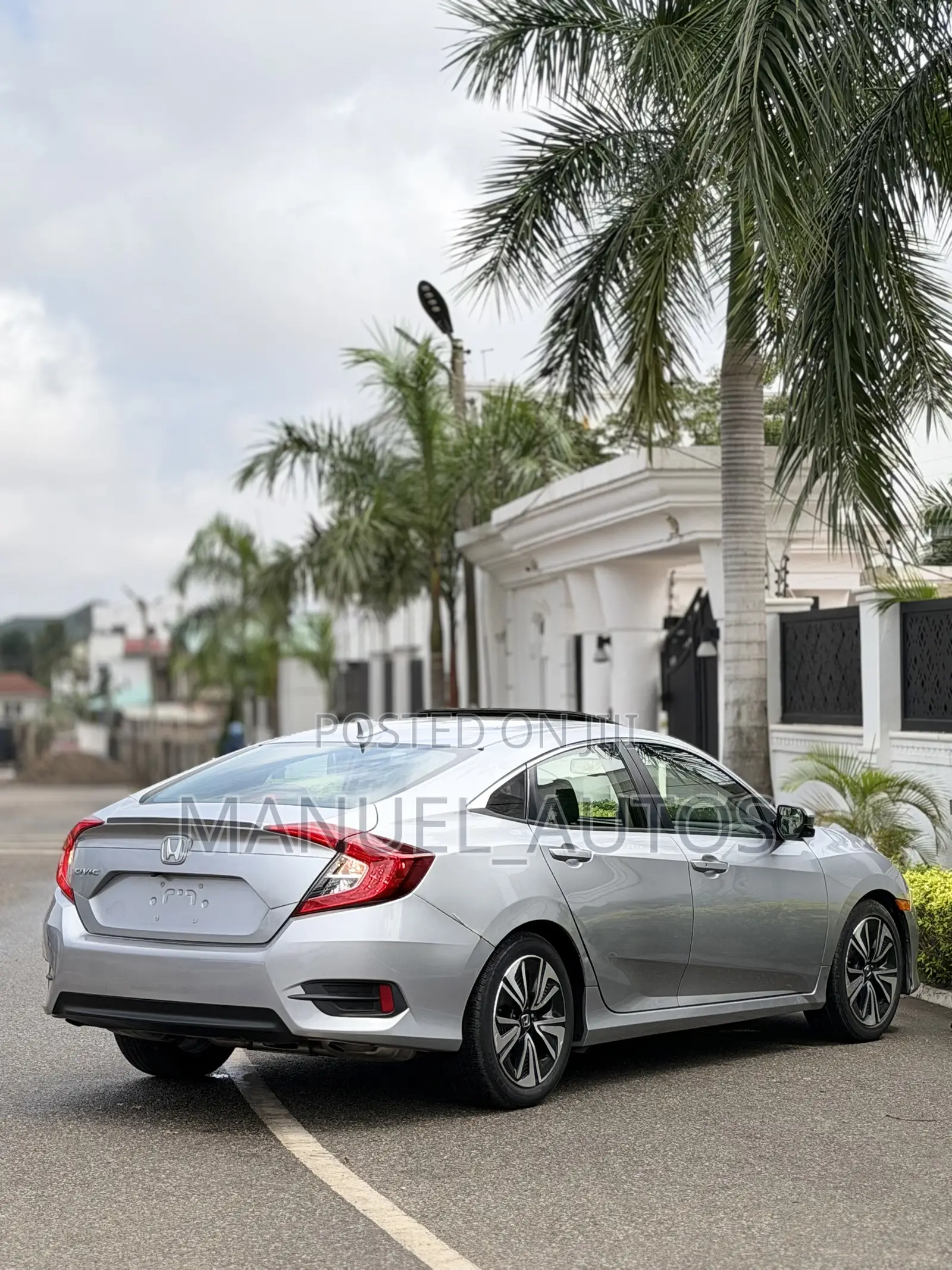 Honda Civic EX-L Sedan 2018 Silver
